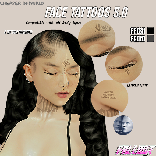 FallOut - Face Tattoos 5.0 (GENUS ONLY)