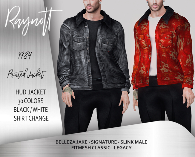 RAYNOTT::1984 PRINTED JACKET FATPACK