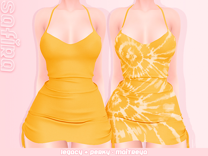 .Safira. Destiny Dress Yellow