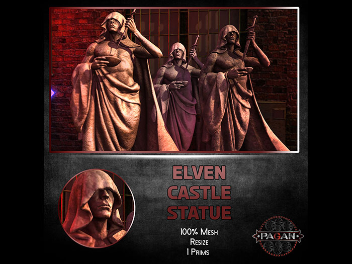 [Pagan] Elven  castle statue Fatpack