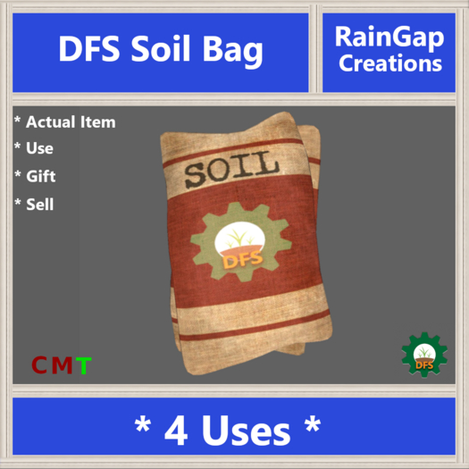 DFS Soil Bag ACTUAL ITEM