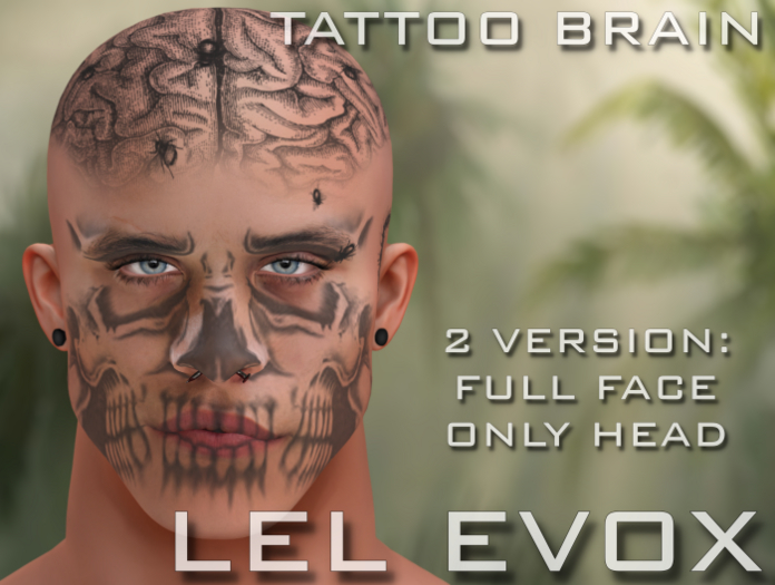 KOKOS -TATTOO BRAIN-LEL EVOX