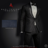 //Ascend// Gael Tuxedo Suit Trousers - Navy