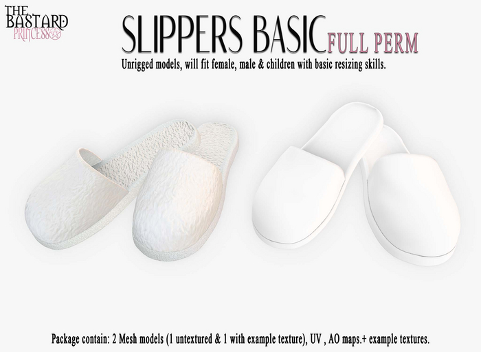 The Bastard Princess - Slippers Basic FP