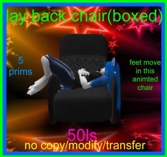 Layed back chair(boxed)