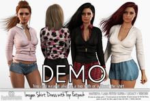 Demo Imogen Dress with Necklace Fatpack Colors - Maitreya Lara, Lara Petite, Kupra , Legacy , Reborn - FashionNatic
