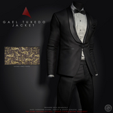 //Ascend// Gael Tuxedo Suit Jacket - Print 3