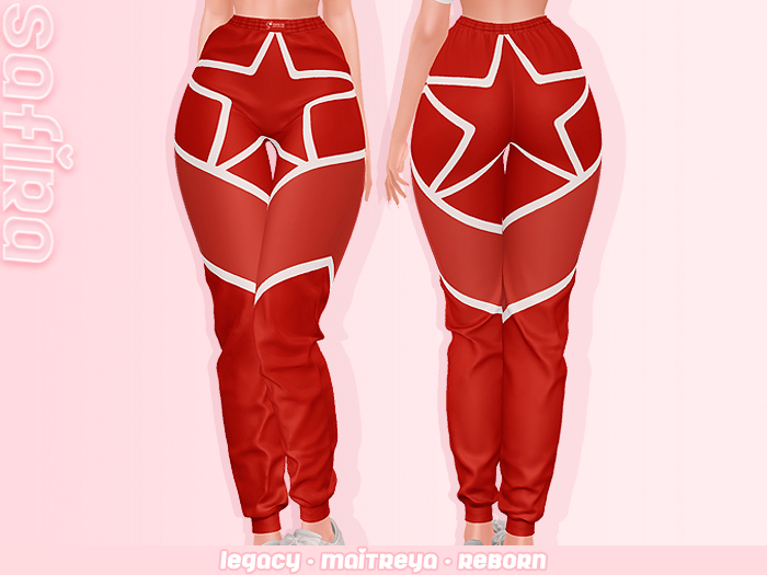 .Safira. Dara Pant Red