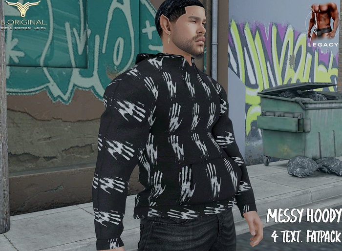 B.ORIGINAL. LEGACY MESSY HOODY FATPACK