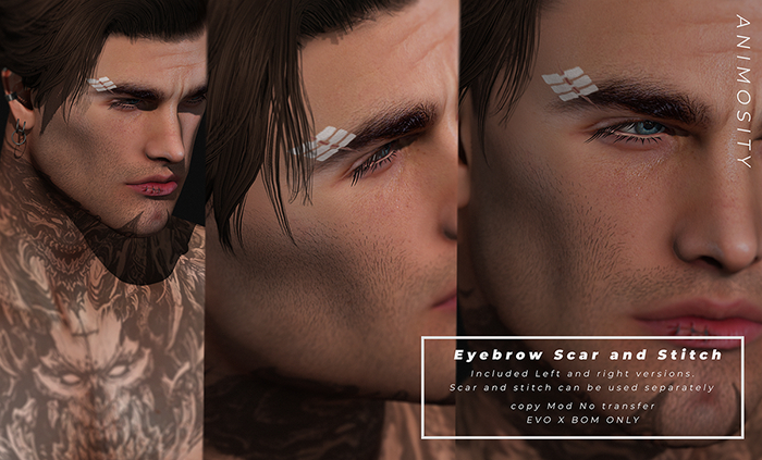 Animosity - Eyebrow Scar and Stitch (Evo X) 