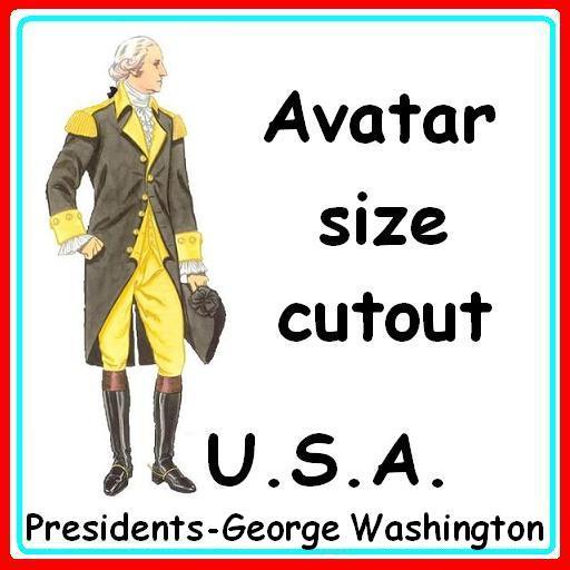 George Washington cutout