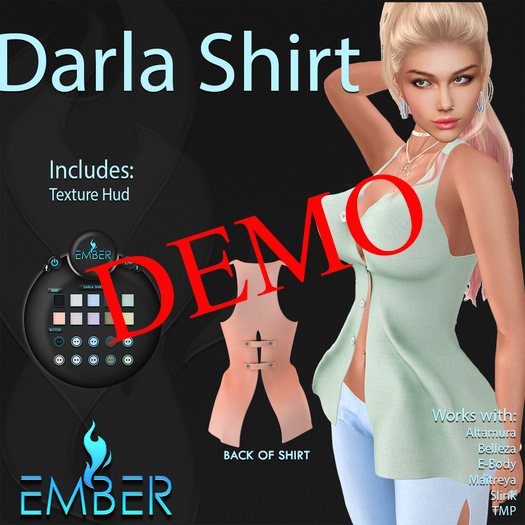 EMBER Darla Shirt DEMO (Wear to Unpack)
