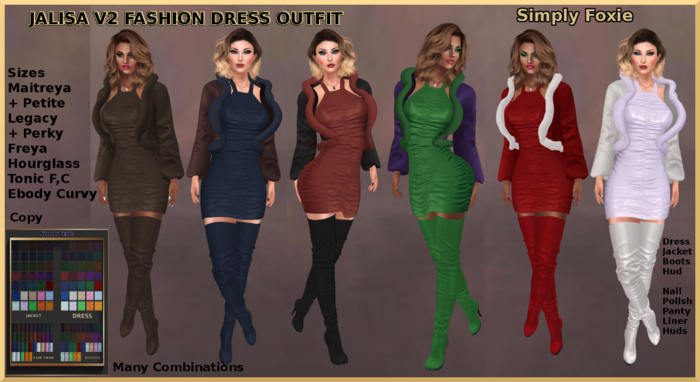 JALISA V2 FASHION DRESS OUTFIT (Boxed)