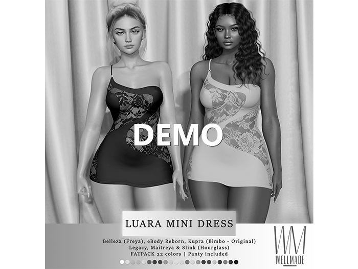 [WellMade] Luara Mini Dress DEMO