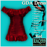 [R39] GDA Dress-Red