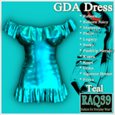 [R39] GDA Dress-Teal