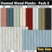 Second Life Marketplace - Tool Shed - Dented Wood Planks - Pack 2