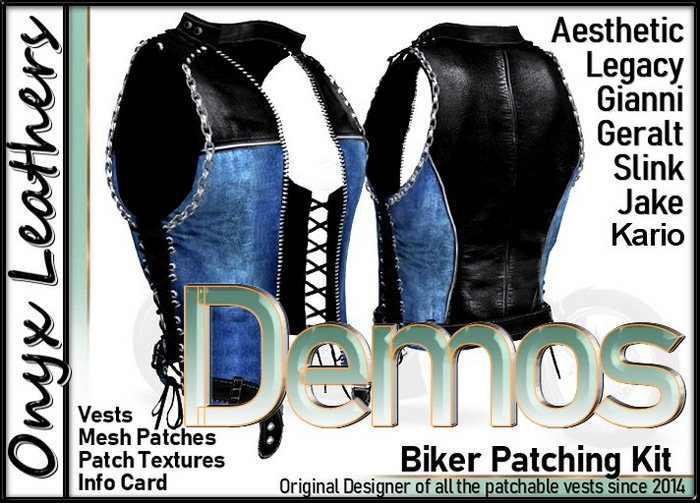 Demos for Denim Patch Kit Legacy Gianni Geralt Jake Slink Aesthetic