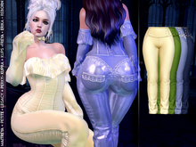 ::WD:: Pants Beatrice  - Yellow, Green & Blue