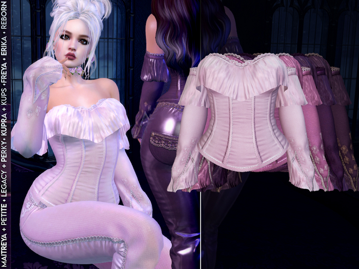 ::WD:: Top Beatrice - Pinks & Purples