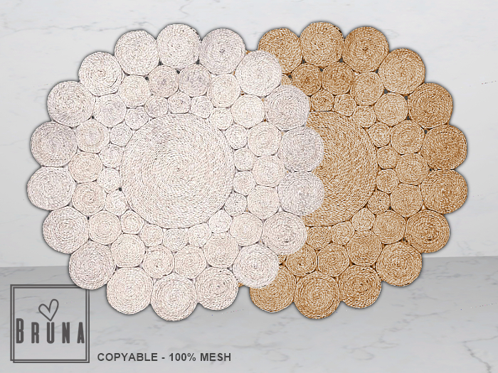BRUNA - Mimbre Dots Rug Duo