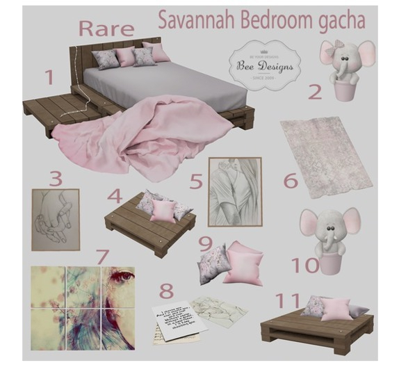 Bee Designs Savannah Bedroom gacha 6