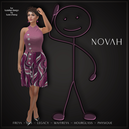 LUZ - Novah fuchsia - box