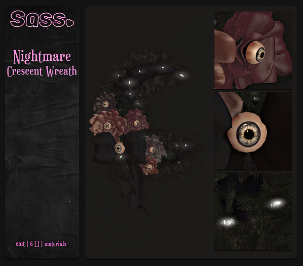 Sass [HD] Nightmare Crescent Wreath