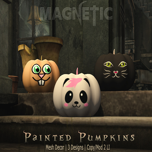 Magnetic - Painted Pumpkins