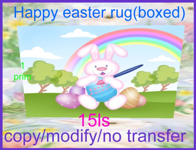 happy easter rug(boxed)