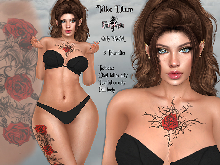 **FAIRYTOPIA** TATTOO LILIUM