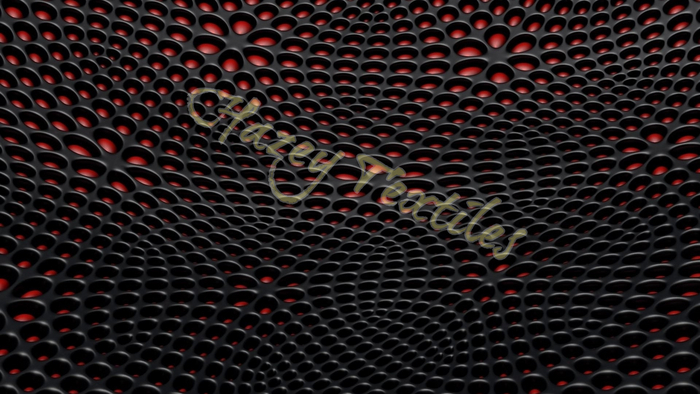 Hazey Textiles - Red Organic texture