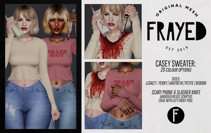 Frayed - Casey Sweater - Fatpack