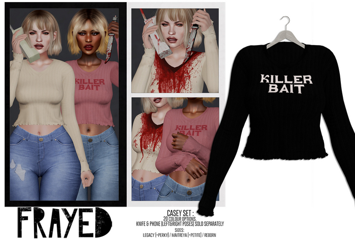 Frayed - Casey Sweater - Killer Bait