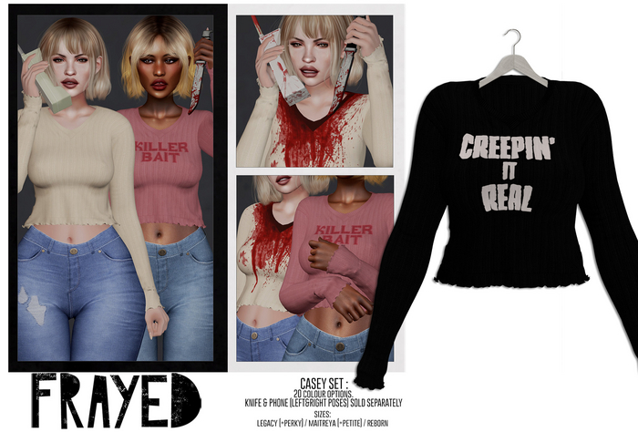 Frayed - Casey Sweater - Creepin'