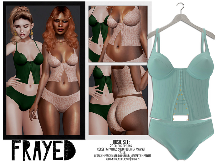 Frayed - Rosie Set - Mint