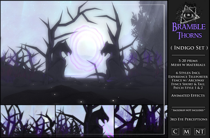 Bramble Thorns Indigo Set