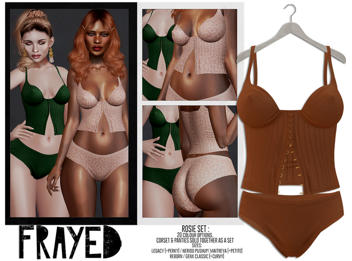 Frayed - Rosie Set - Tan