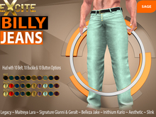 Excite Billy Jeans Sage