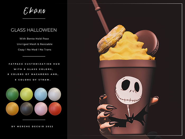 Ebano-Glass Halloween(RED)