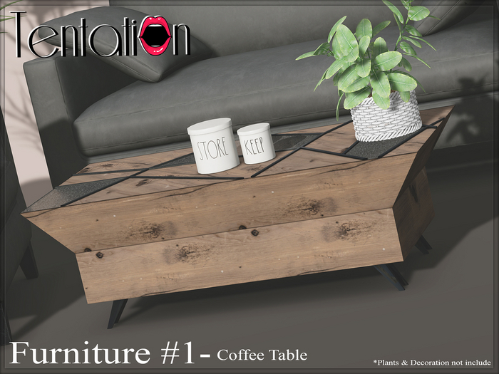 * TentatioN * Furniture #1 - Coffee Table (Unpacker)