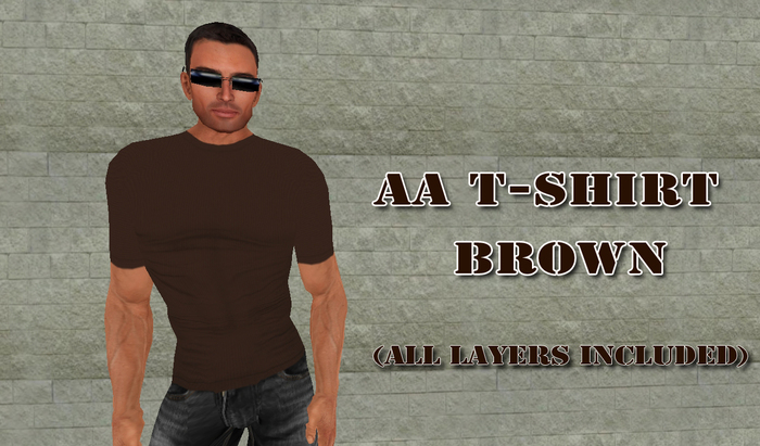 AA T-SHIRT BROWN