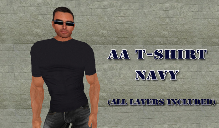 AA T-SHIRT NAVY 
