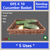 DFS CUCUMBER BASKET X 10 ACTUAL ITEM