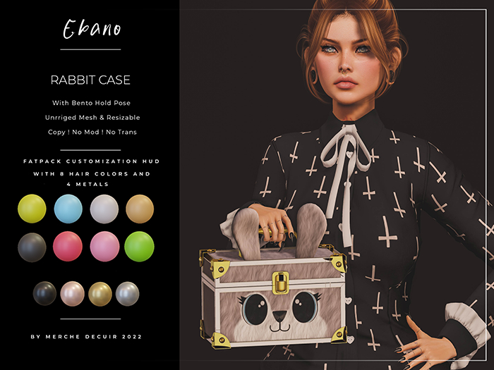 Ebano-Rabbit Case(BLUE)