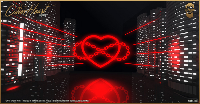 Cities Heart Backdrop - The Bearded Guy