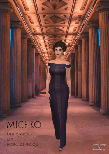 LUZ - Michiko purple - box