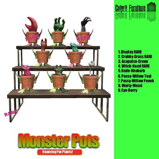 Culprit Monster Pot Rude-Rhubarb
