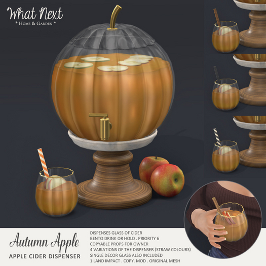 {wn} Autumn Apple Cider Dispenser 