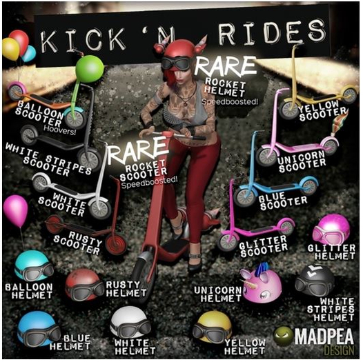 MadPea Kick 'n Ride - Rusty Helmet